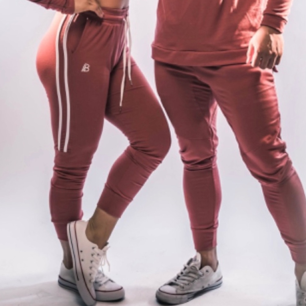 Sheer Absolute Joggers- Rosewood
